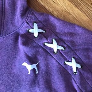 Women’s PINK VS crop sweatshirt size xs